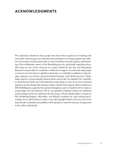 British Colour Cinema Practices And Theories Simon Brown Sarah Street Liz Watkins Editors