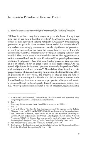 Precedents As Rules And Practice New Approaches And Methodologies In Studies Of Legal Precedents Amalie Frese Julius Schumann Editors