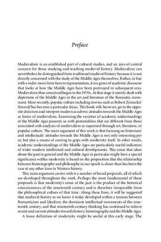 The Historical Present Medievalism And Modernity Walter Kudrycz Editor