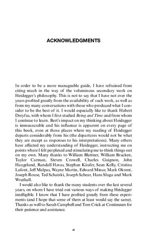 Heidegger A Guide For The Perplexed David R Cerbone