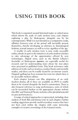 Shakespeare And Early Modern Drama Text And Performance Pamela Bickley Jenny Stevens