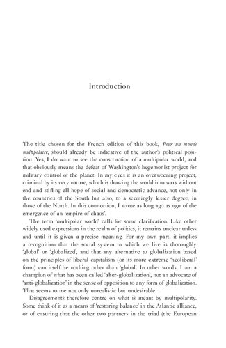 Beyond Us Hegemony Assessing The Prospects For A Multipolar World Samir Amin Patrick Camiller