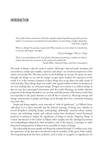 Designing Things A Critical Introduction To The Culture Of Objects Prasad Boradkar Editor