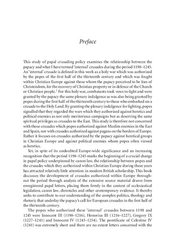 The Papacy And Crusading In Europe 11981245 Rebecca Rist