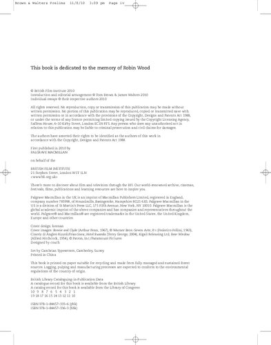 Film Moments Criticism History Theory Tom Brown James Walters Editors