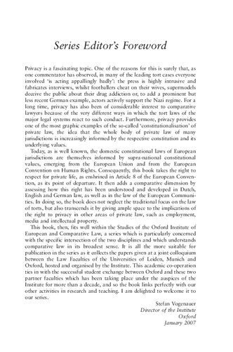 Human Rights And Private Law Privacy As Autonomy Katja S Ziegler Editor