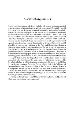 Banks Consumers And Regulation Peter Cartwright