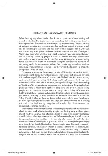 Islam And The Liberal State National Identity And The Future Of Muslim Britain Stephen H Jones