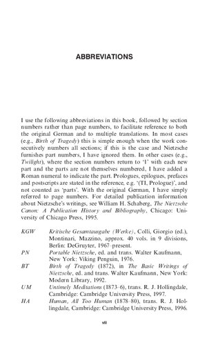 Nietzsche A Guide For The Perplexed R Kevin Hill