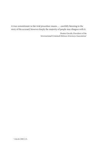 The Defendant In International Criminal Proceedings Between Law And Historiography Bjrn Elberling