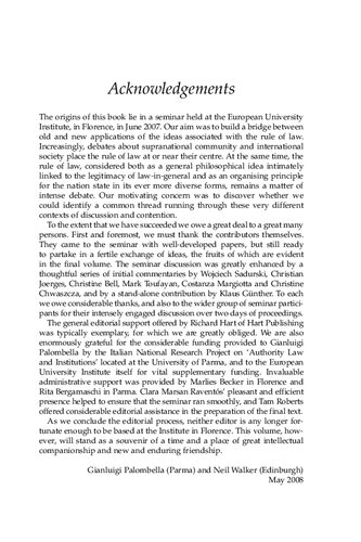 Relocating The Rule Of Law Gianluigi Palombella Neil Walker Editors