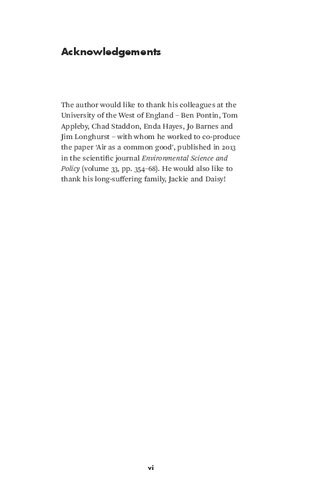 Breathing Space The Natural And Unnatural History Of Air Mark Everard