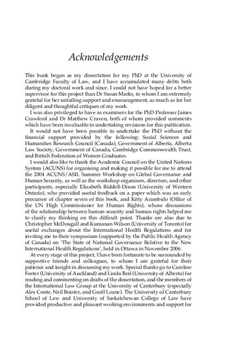 Human Security And International Law Prospects And Problems Barbara Von Tigerstrom