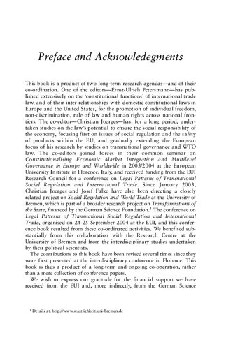 Constitutionalism Multilevel Trade Governance And Social Regulation Christian Joerges Ernstulrich Petersmann Editors