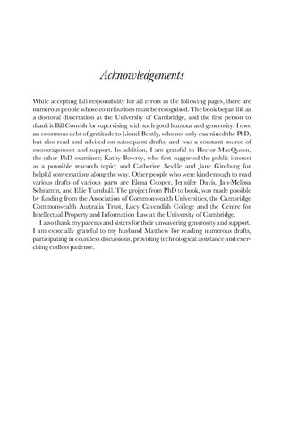 Copyright Law And The Public Interest In The Nineteenth Century Isabella Alexander