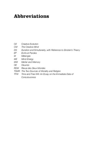 Key Writings Henri Bergson Keith Ansell John Mullarkey Melissa Mcmahon Editors