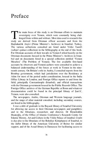 The Sultans Yemen Nineteenthcentury Challenges To Ottoman Rule Caesar E Farah