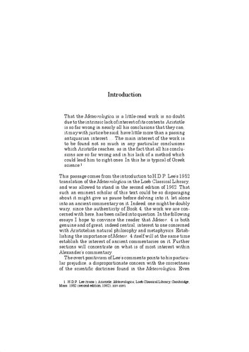 Alexander Of Aprodisias On Aristotle Meteorology 4 Eric Lewis
