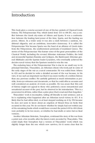 The Peloponnesian War 431404 Bc Philip De Souza