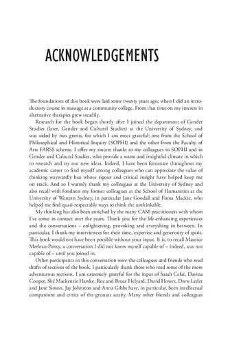 Complementary And Alternative Medicine Bodies Therapies Senses Ruth Barcan