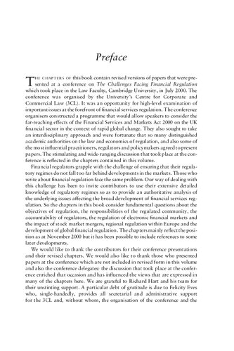 Regulating Financial Services And Markets In The Twenty First Century Eils Ferran Charles Ae Goodhart Editors