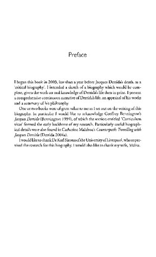 Jacques Derrida A Biography Jason Powell