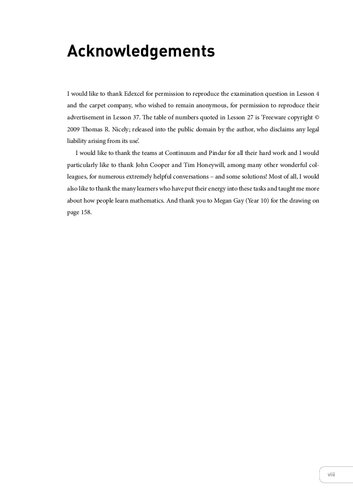 Resources For Teaching Mathematics 1416 Colin Foster