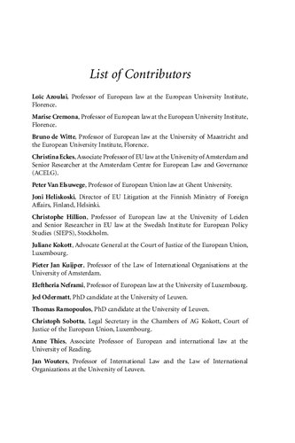 The European Court Of Justice And External Relations Law Constitutional Challenges Marise Cremona Anne Thies Editors