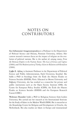 Perceptions Of Islam In Europe Culture Identity And The Muslim Other Hakan Yilmaz Agla E Ayka Editors