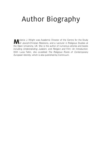 Studying Judaism The Critical Issues Melanie J Wright