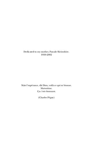 Politics Of Fear Practices Of Hope Stefan Skrimshire