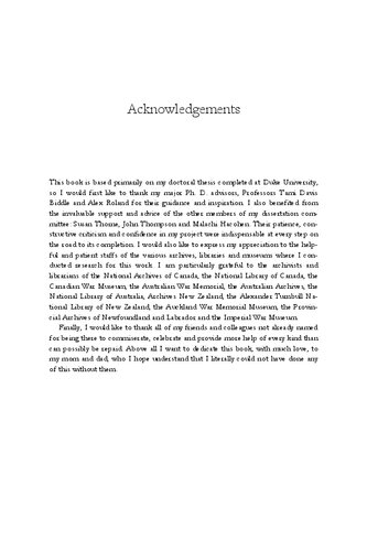 Altered Memories Of The Great War Divergent Narratives Of Britain Australia New Zealand And Canada Mark David Sheftall