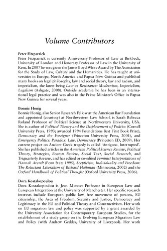 A Right To Inclusion And Exclusion Normative Fault Lines Of The Eus Area Of Freedom Security And Justice Hans Lindahl Editor