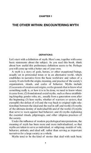 Myth Key Concepts In Religion Robert Ellwood