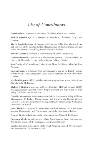 Public Procurement Law Damages As An Effective Remedy Duncan Fairgrieve Franois Lichre Editors