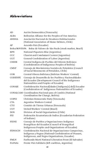 Social Movements And Leftist Governments In Latin America Confrontation Or Cooptation Gary Prevost Carlos Oliva Campos Harry E Vanden Editors