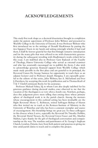 The Kenotic Trajectory Of The Church In Donald Mackinnons Theology From Galilee To Jerusalem To Galilee Timothy G Connor