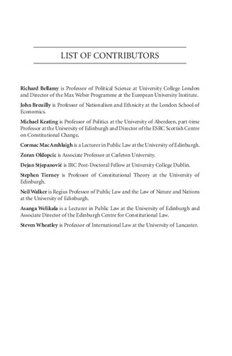 Nationalism And Globalisation Stephen Tierney Editor
