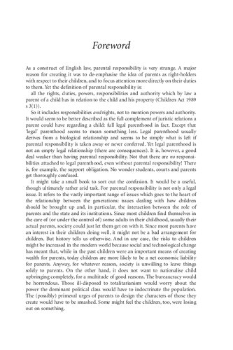 Responsible Parents And Parental Responsibility Rebecca Probert Stephen Gilmore Jonathan Herring Editors
