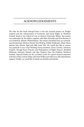 Human Rights And Public Finance Budgets And The Promotion Of Economic And Social Rights Aoife Nolan Rory Oconnell Colin Harvey Editors
