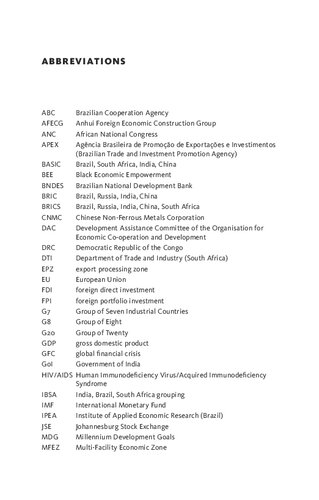 The Rise Of The Brics In Africa The Geopolitics Of Southsouth Relations Pdraig Carmody