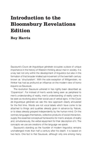 Course In General Linguistics Ferdinand De Saussure Roy Harris