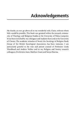 Secularization And Its Discontents Rob Warner
