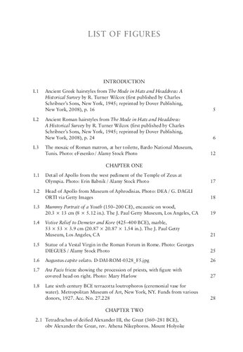 A Cultural History Of Hair In Antiquity Volume 1