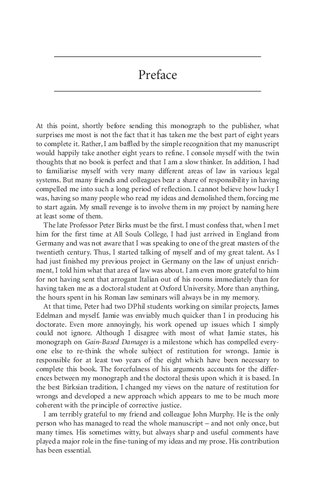 The Foundations Of Restitution For Wrongs Francesco Giglio