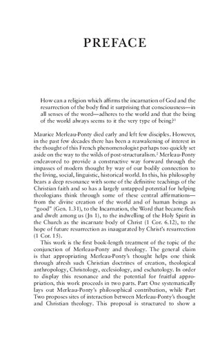 Merleauponty And Theology Christopher Ben Simpson
