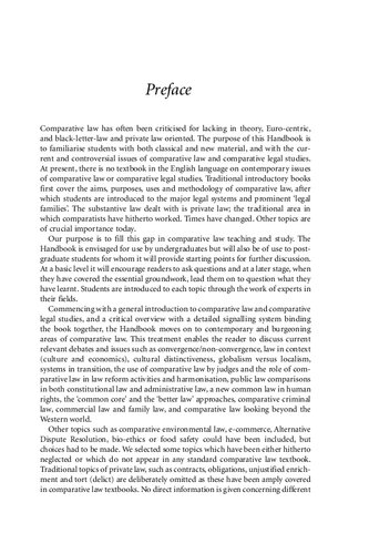 Comparative Law A Handbook Esin Rc David Nelken Editors