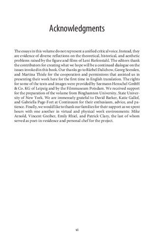 Riefenstahl Screened An Anthology Of New Criticism Neil Christian Pages Mary Rhiel Ingeborg Majerosickey Editors