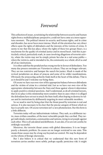 Security And Human Rights Benjamin J Goold Liora Lazarus Editors