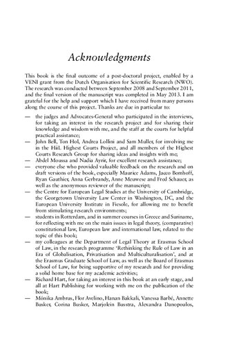 Judicial Decisionmaking In A Globalised World A Comparative Analysis Of The Changing Practices Of Western Highest Courts Elaine Mak
